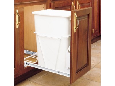 Pull Out Waste Container Without Lid 35 Quart